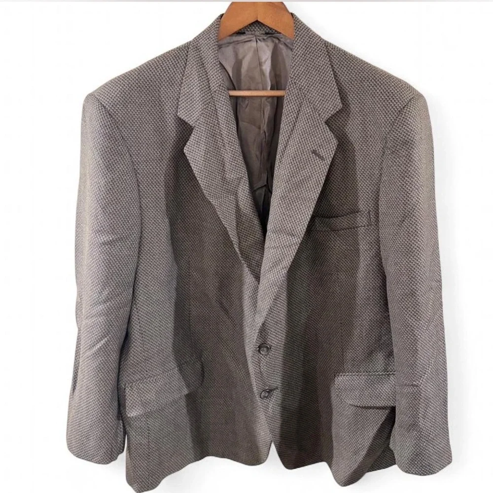VTG Men's Wool Tweed Blazer Jacket Size (XL) 48 Short